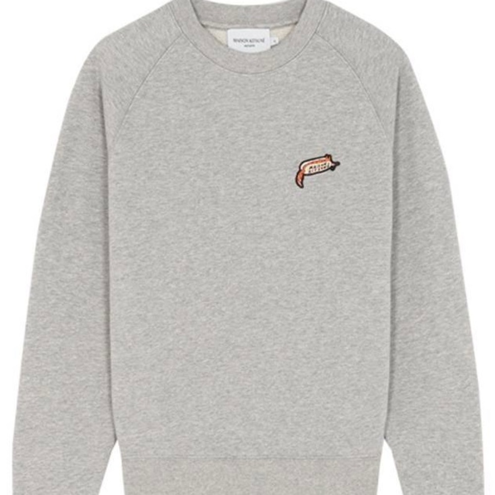 MAISON KITSUNE Gray Sweatshirt